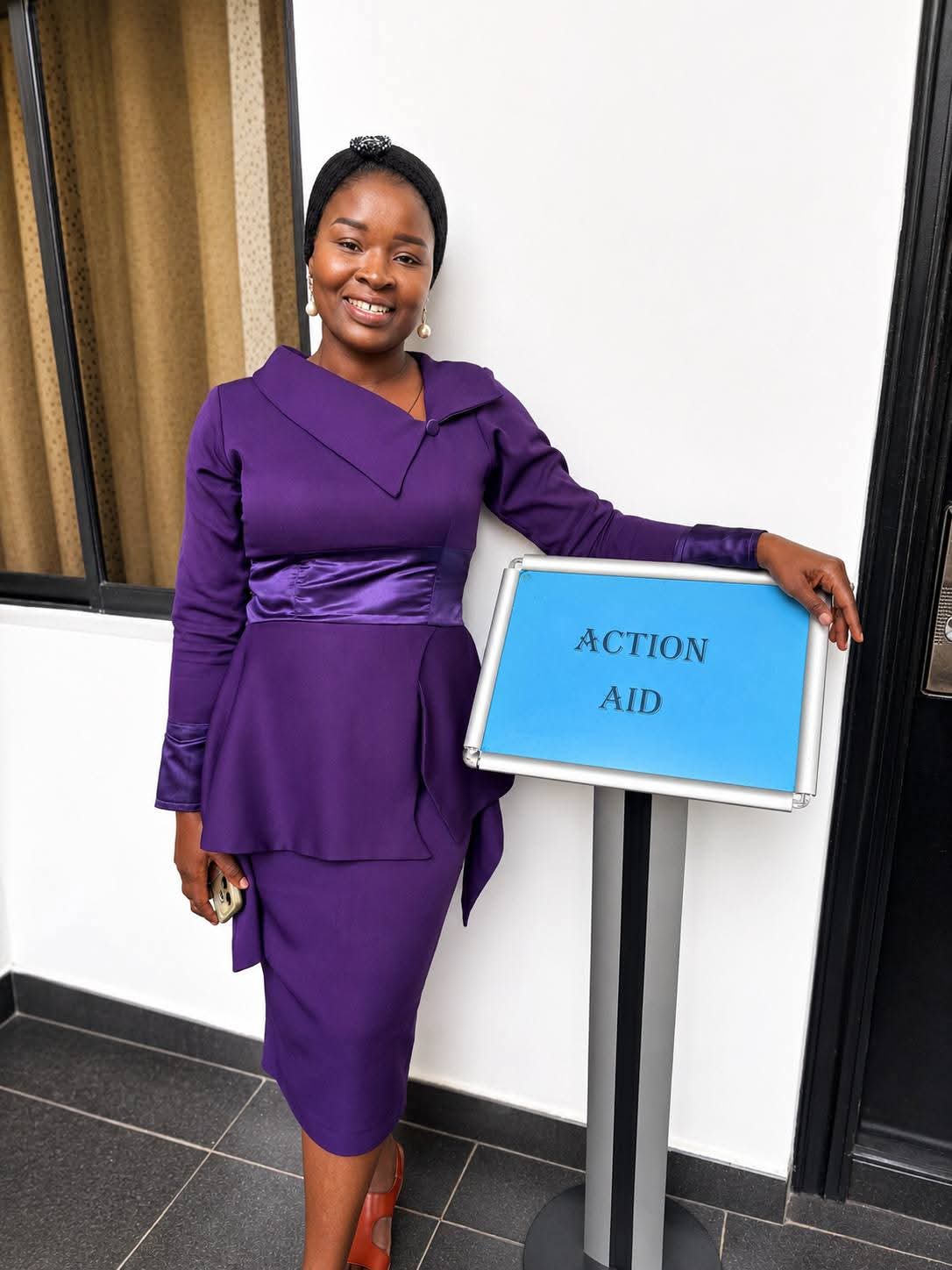 Amb. Ilon Vivian Adaora representing Advians at an ActionAid partnership event